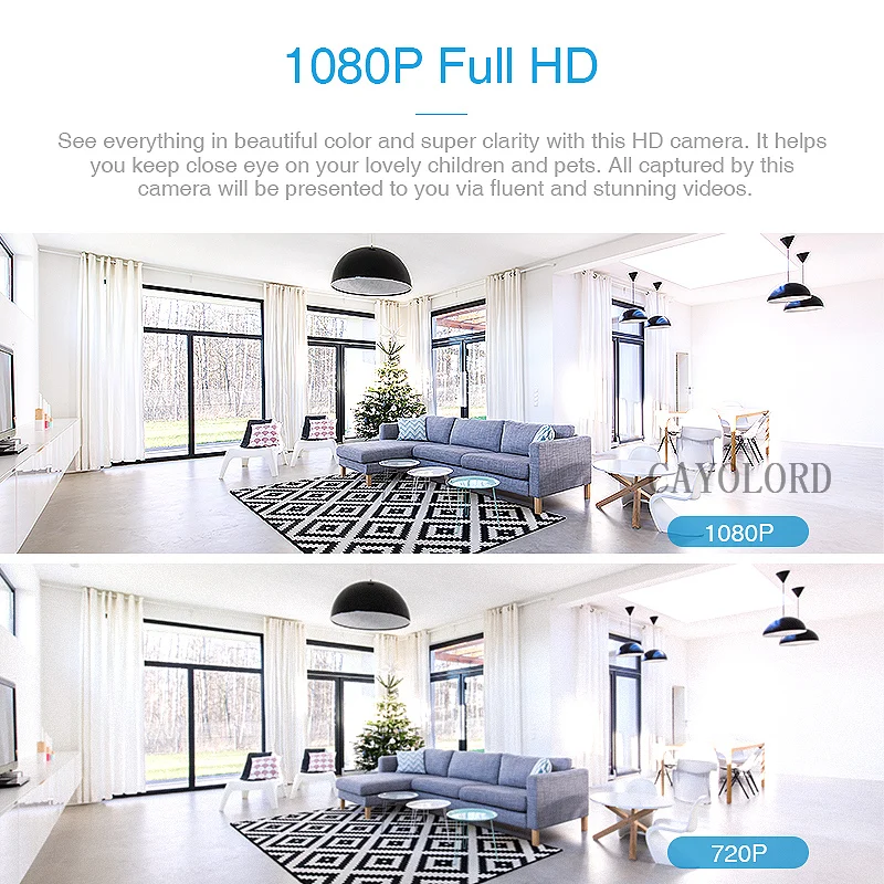 Вращающаяся HD ip камера с автоматическим отслеживанием 1080P беспроводная WIFI