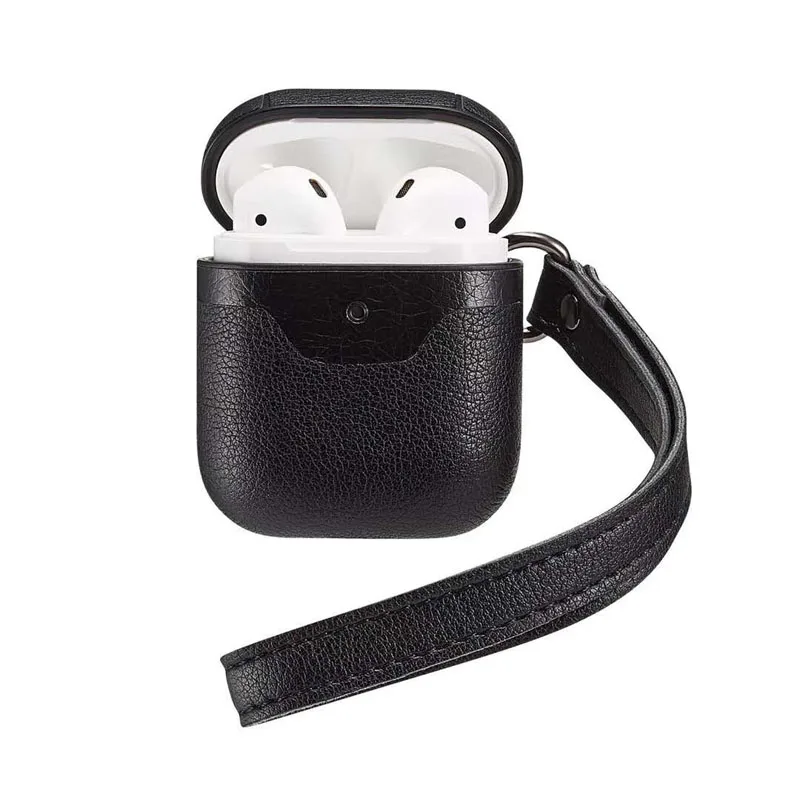 Для Airpods крышка Apple Беспроводная bluetooth-гарнитура зарядная крышка Защитная, крышка Airpods 2 cortex кожаная сумка