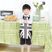 3 pieces set kindergarten apron cooking apron for children kitchen apron funny chef accessories for children