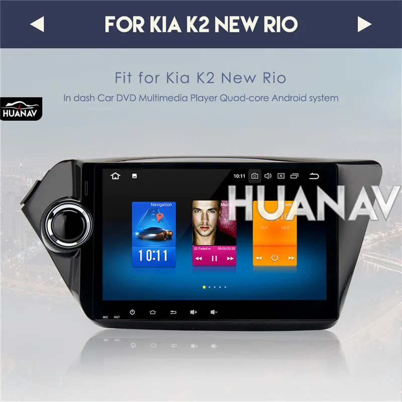 

Car Auto multimedia player GPS navigation for Kia K2 Rio Android 8.0/Android 7.1 gps unit no dvd player