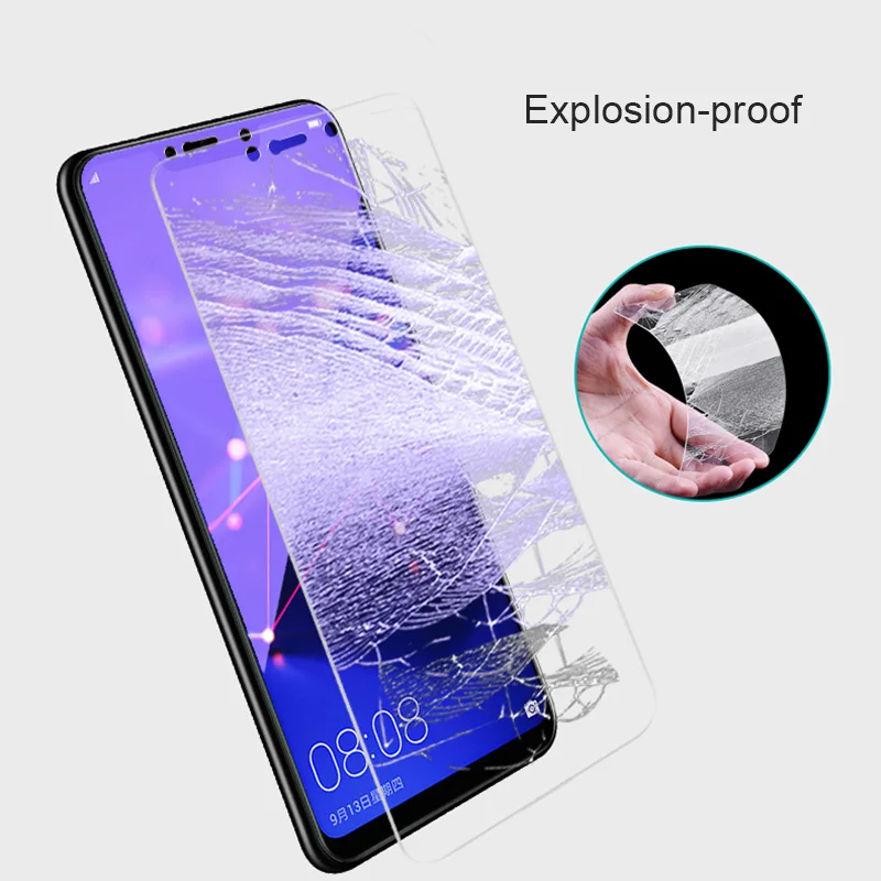 Шт. 2 шт. Защитное стекло для huawei mate 20 lite Pro X защита экрана закаленное 2.5D 9h |