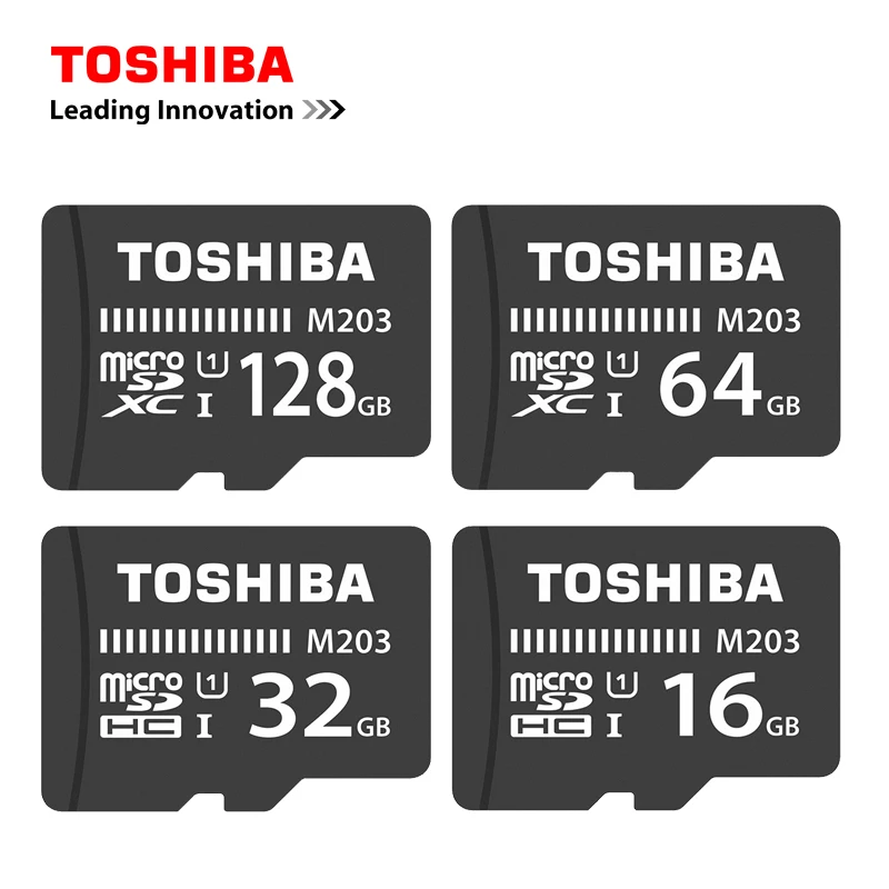 Карта Micro SD TOSHIBA 16 ГБ/32 ГБ/64 Гб/128 ГБ TF карта Trans Flash мини Class10 U1 Microsd для