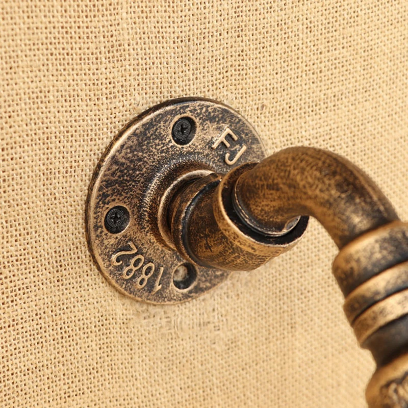 Современный промышленный Железный настенный светильник Ретро Лофт светодиодный