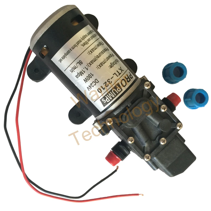 3 шт. водяной насос высокого давления микро мембранный 3210YB 24V 100W головка 90 M 1.1MPa