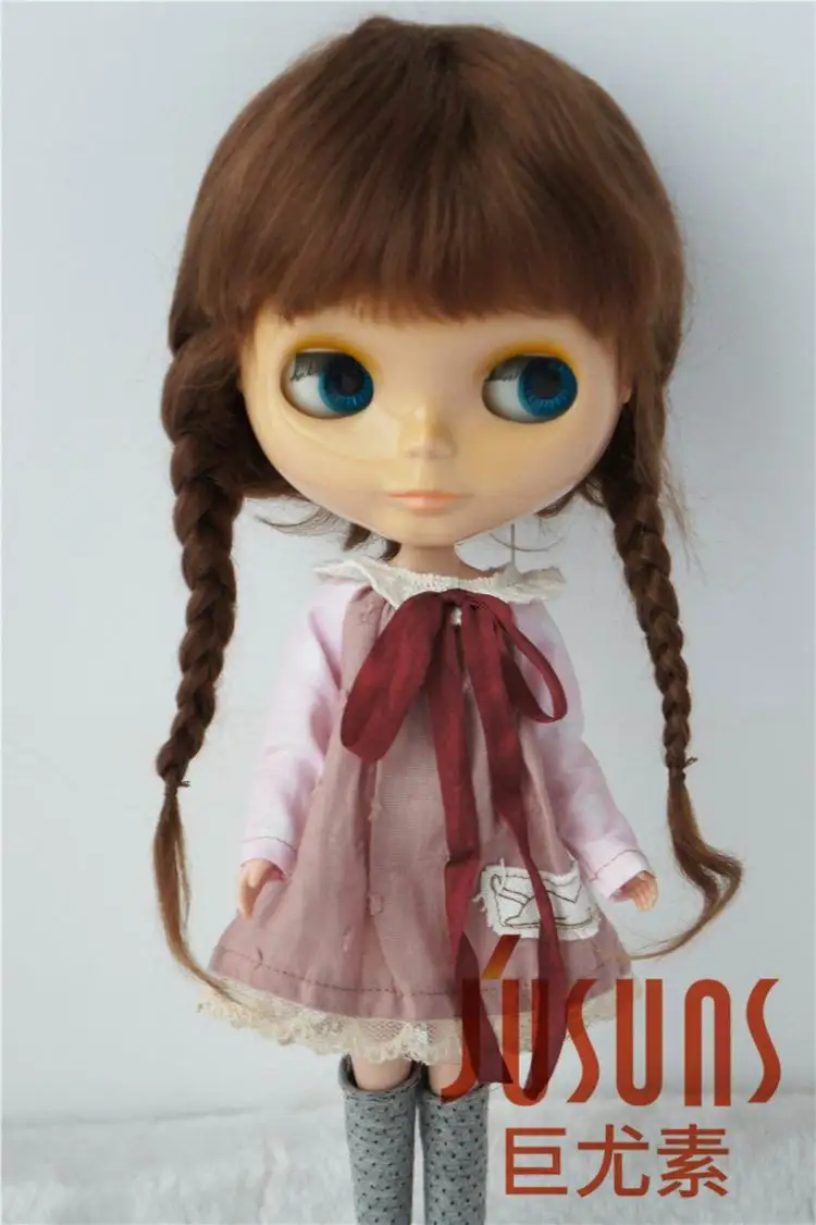 Парик JD018 из мохера диаметром 10-11 дюймов красивая кукла Ana с двумя косами модные