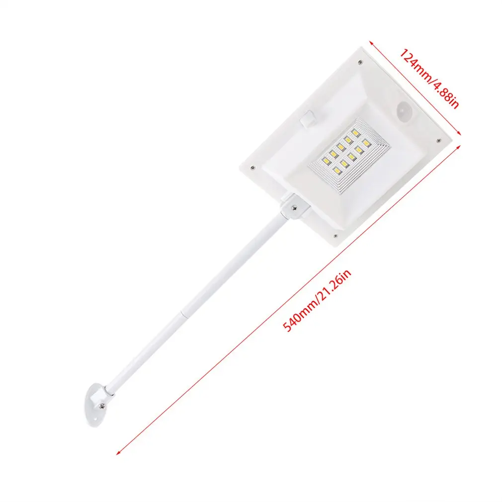 Непромокаемая YH0417-PIR настенная светящаяся лампа Roadlight с рычажным стержнем из