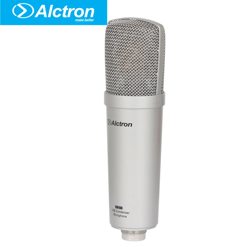 Alctron UM100 профессиональный микрофон записи PRO USB конденсаторный Компьютер студии |