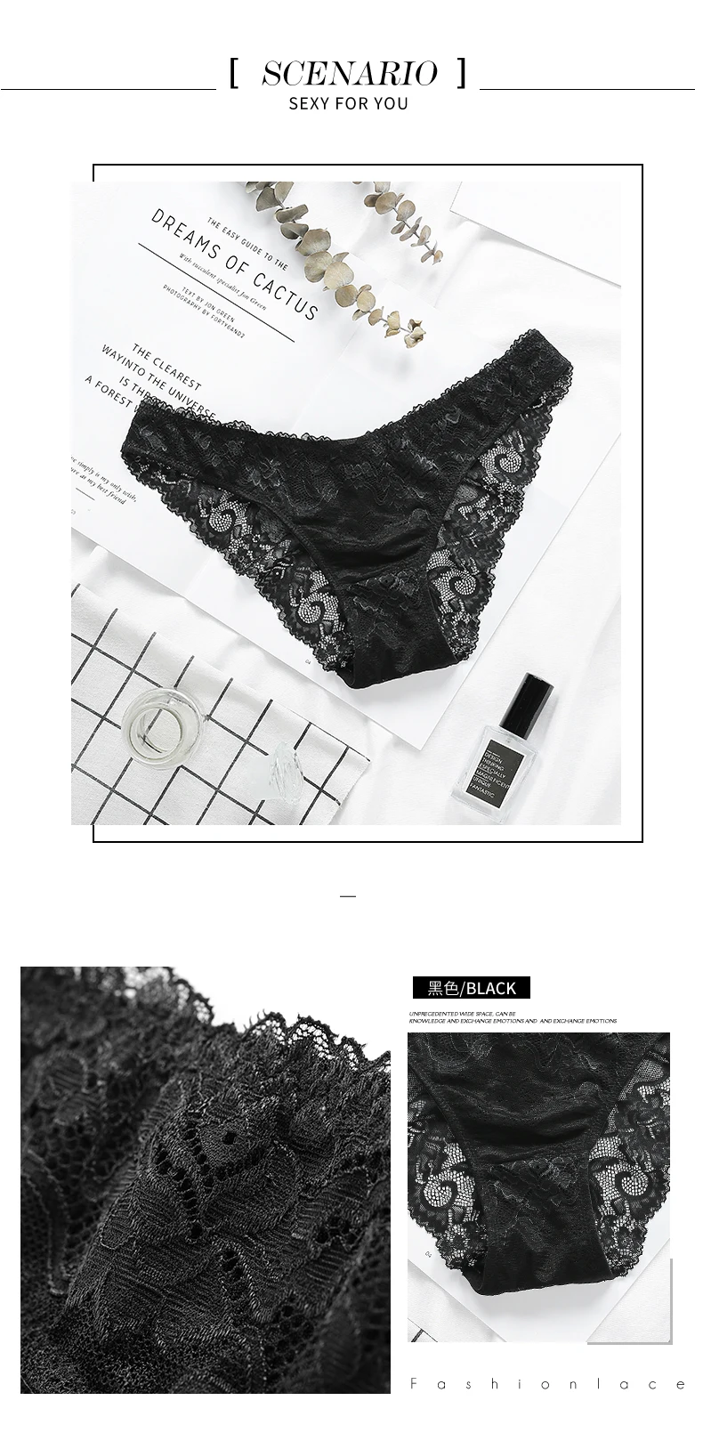 Lilymoda, 3 шт., Новое поступление, женские сексуальные бесшовные кружевные трусики, трусики, нижнее белье, повседневное нижнее белье, удобное