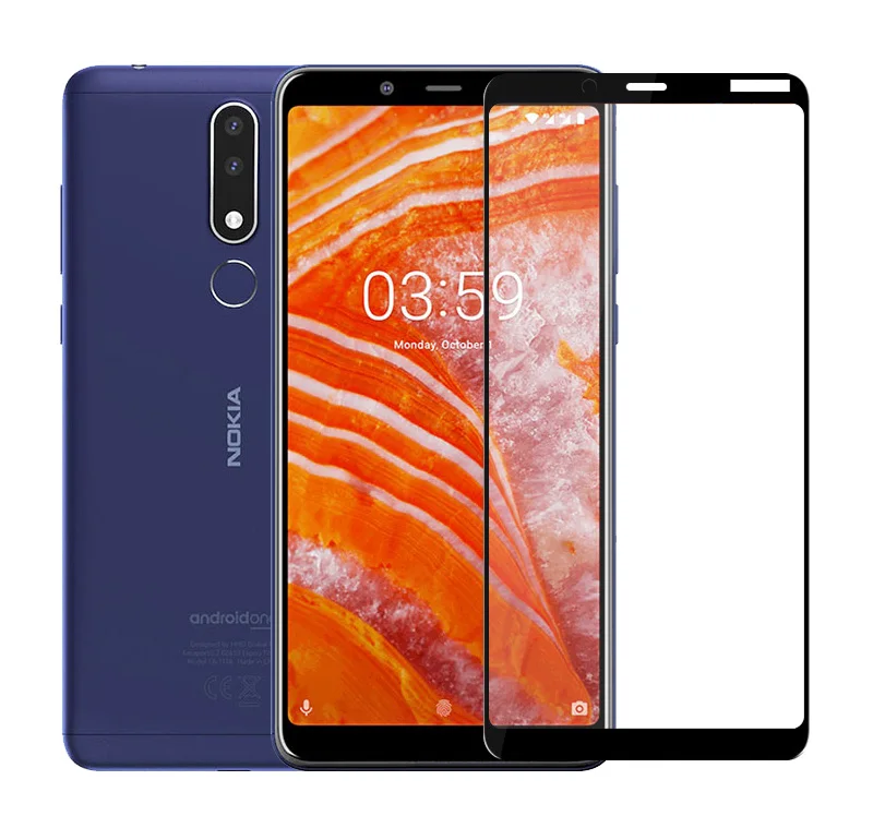 2 шт Полное покрытие закаленное стекло для Nokia 3,2 9H Защита экрана для Nokia 4,2 2,2 6 5,1 7,1 3,1 plus X5 X3 X6 защитное стекло