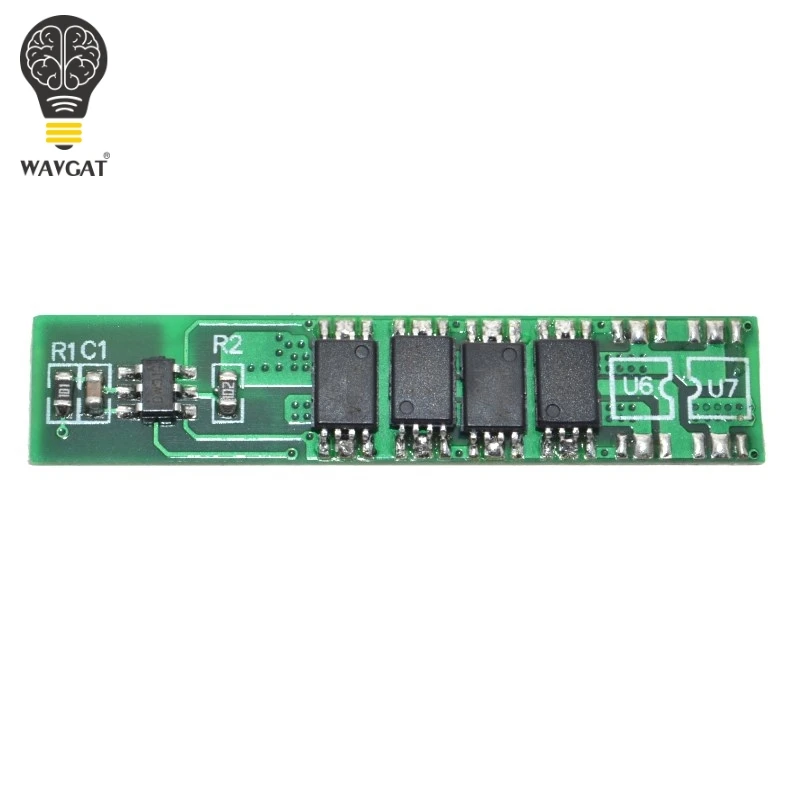 WAVGAT 1S 10A 3 7 V li ion BMS PCM плата для защиты батареи pcm 18650 литий ионного