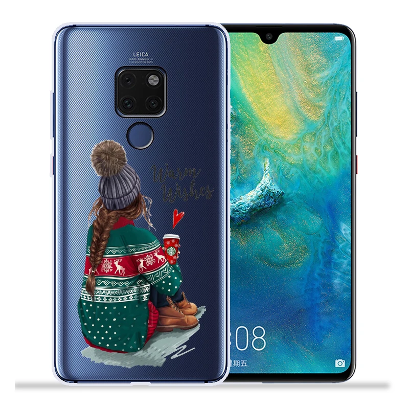 Модный чехол для телефона с изображением супермамы, папы и дочки для huawei mate 20 Lite Pro mate 9 10 Lite Pro Nova 2 Plus Nova3 Nova3i Etui