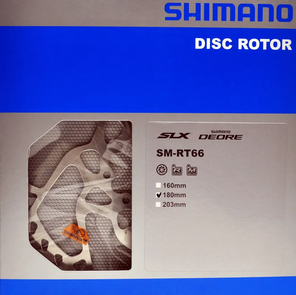 Shimano SLX SM-RT66 160 мм/180 мм/203 мм MTB велосипед 6 болт тип дисковый тормоз роторы запчасти для велосипеда