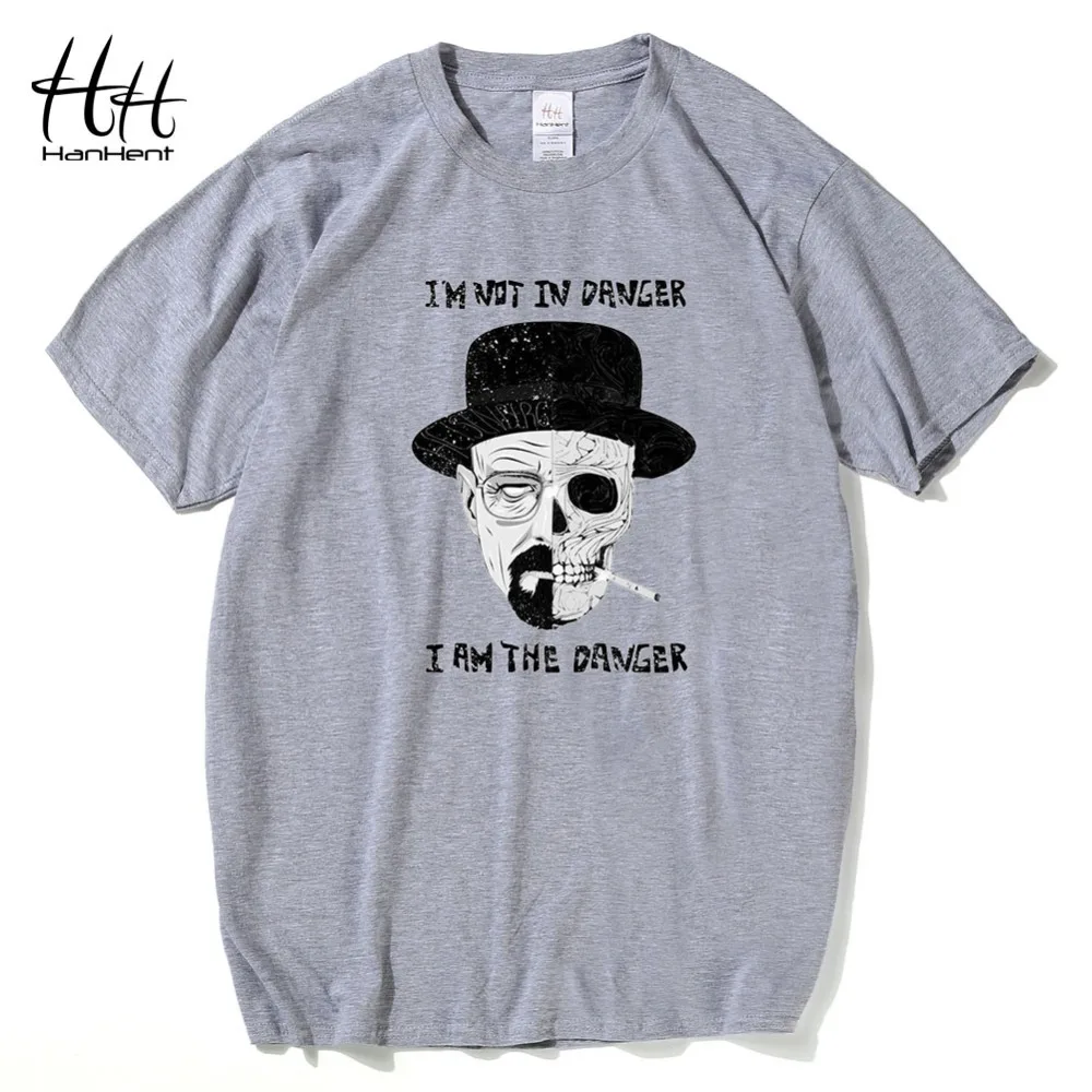 HanHent летняя забавная футболка heisenberg breaking bad мужская повседневная с зомби