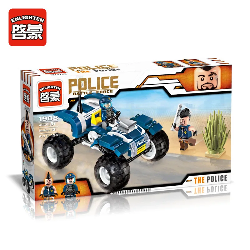Фото ENLIGHTEN 139Pcs City Police Strike Out Model Building Blocks Toys for Children DIY Block Bricks Sets Toy Kids Educational Gifts Игрушки и ENLIGHTEN 139Pcs City Police Strike Out Model Building Blocks Toys for Children DIY Block Bricks Sets Toy Kids Educational Gifts Игрушки и