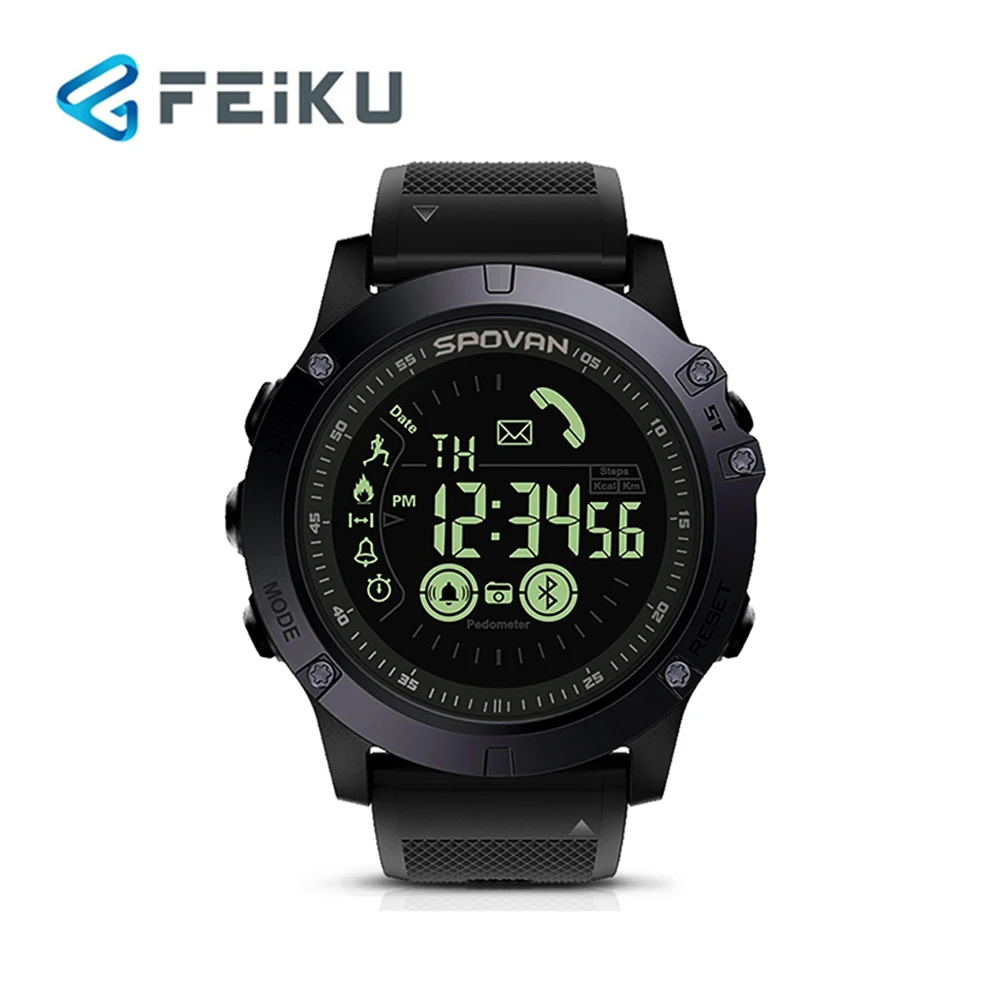 FEIKUPR1 Bluetooth спортивные цифровые Смарт часы 33 месяца в режиме ожидания 24 часа