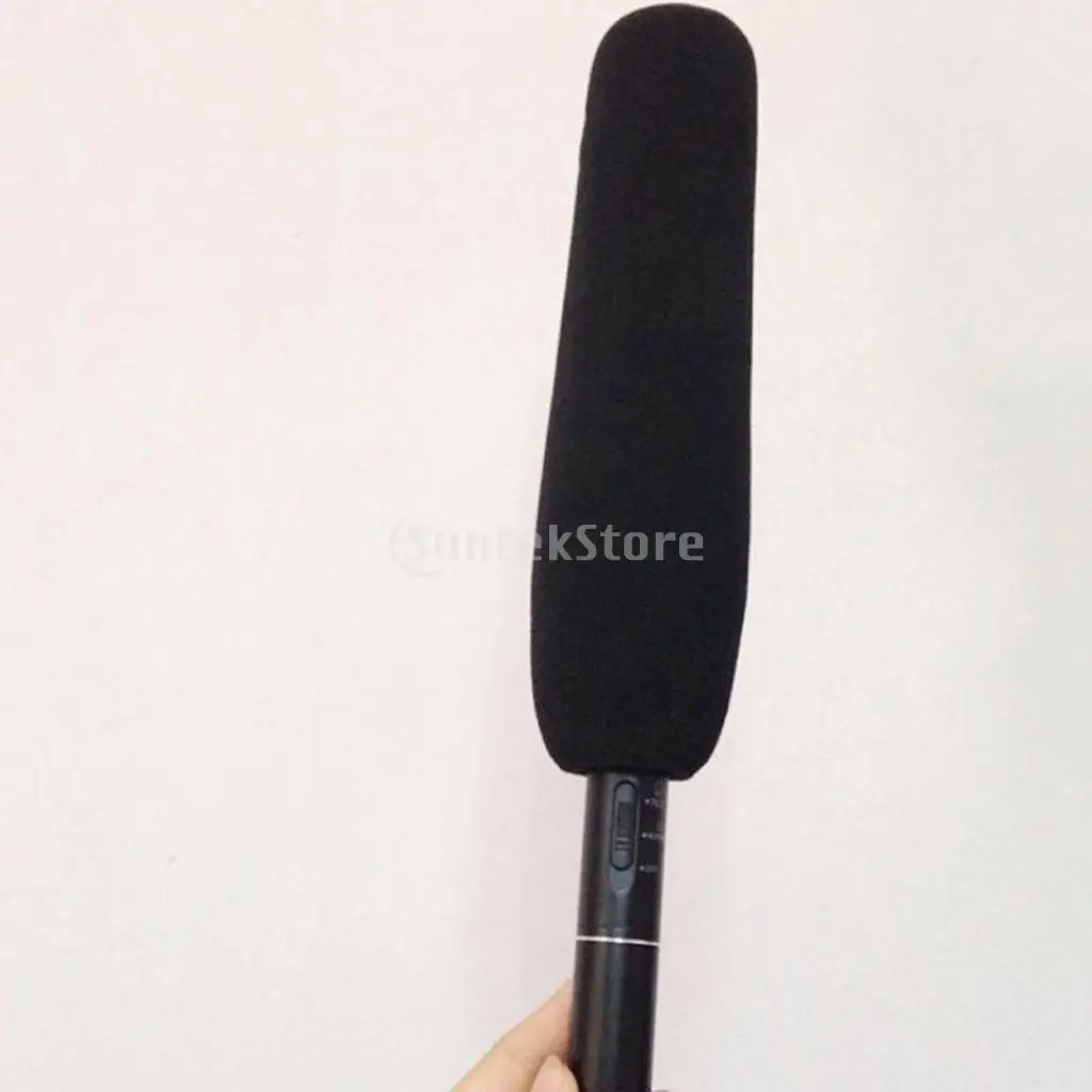 12 5 см длинная поролоновая губка для лобового стекла микрофона|shotgun cover|for microphonesponge