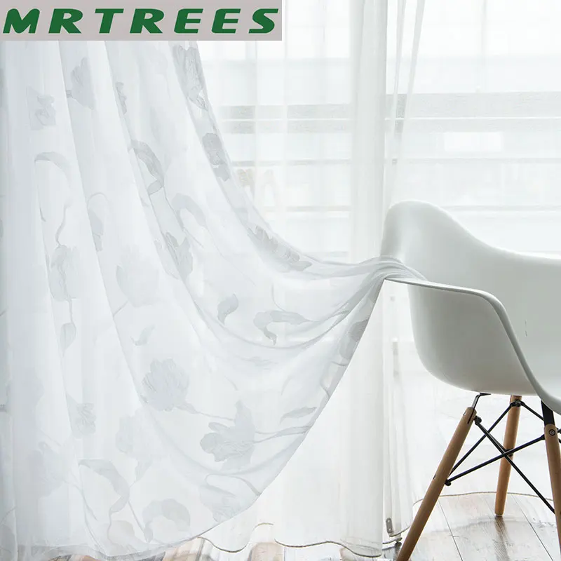 MRTREES тюль для гостинной тюль для спальни тюль на кухню гардины для Гостиная Спальня тюль для дома окна тюль для кухни Шторы