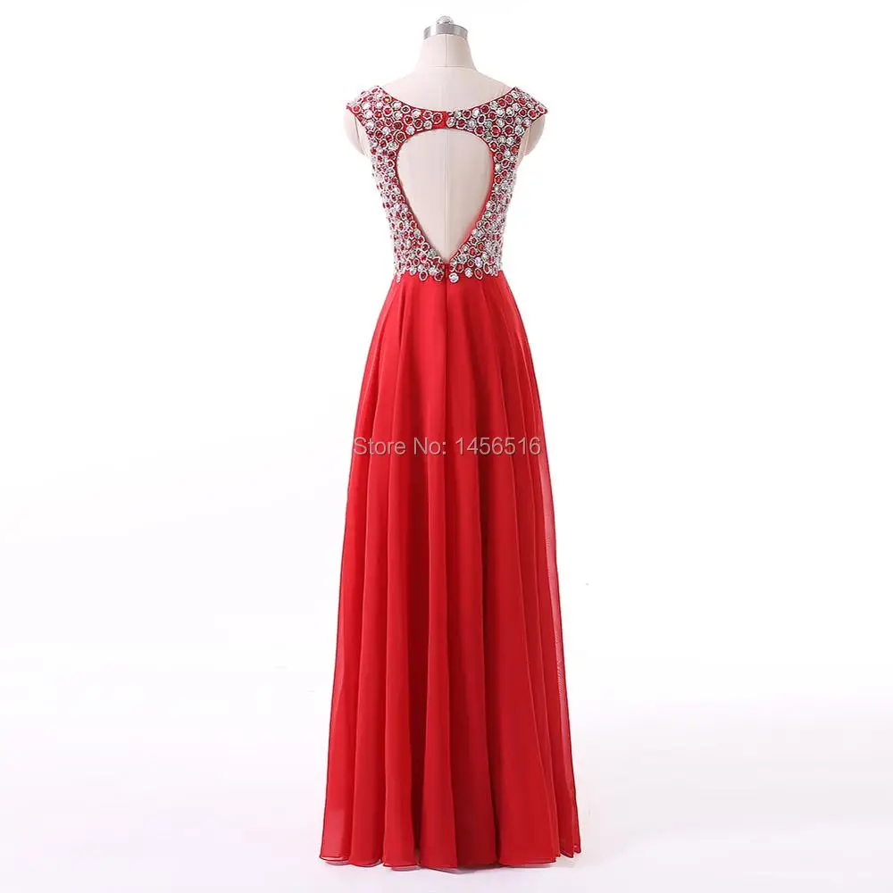 Красное длинное платье для выпускного вечера с v-образным вырезом vestido de noche robe de soiree longue Формальные Вечерние платья