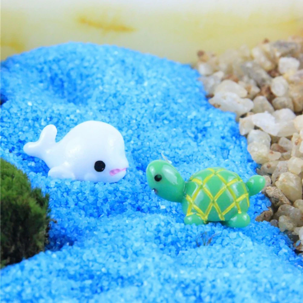 Симпатичный маленький Дельфин Куклы миниатюры Сказочный Сад pots фигурки Micro