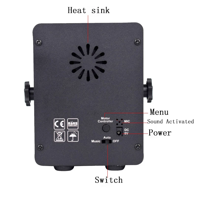 Светодиодный лазерный проектор с голосовым управлением 60 моделей сценический DJ