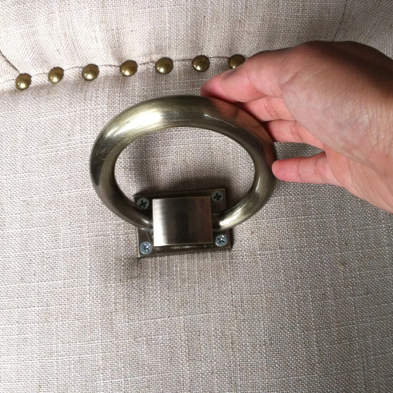 Современный простой разворачивающийся серебристый хромированный стул