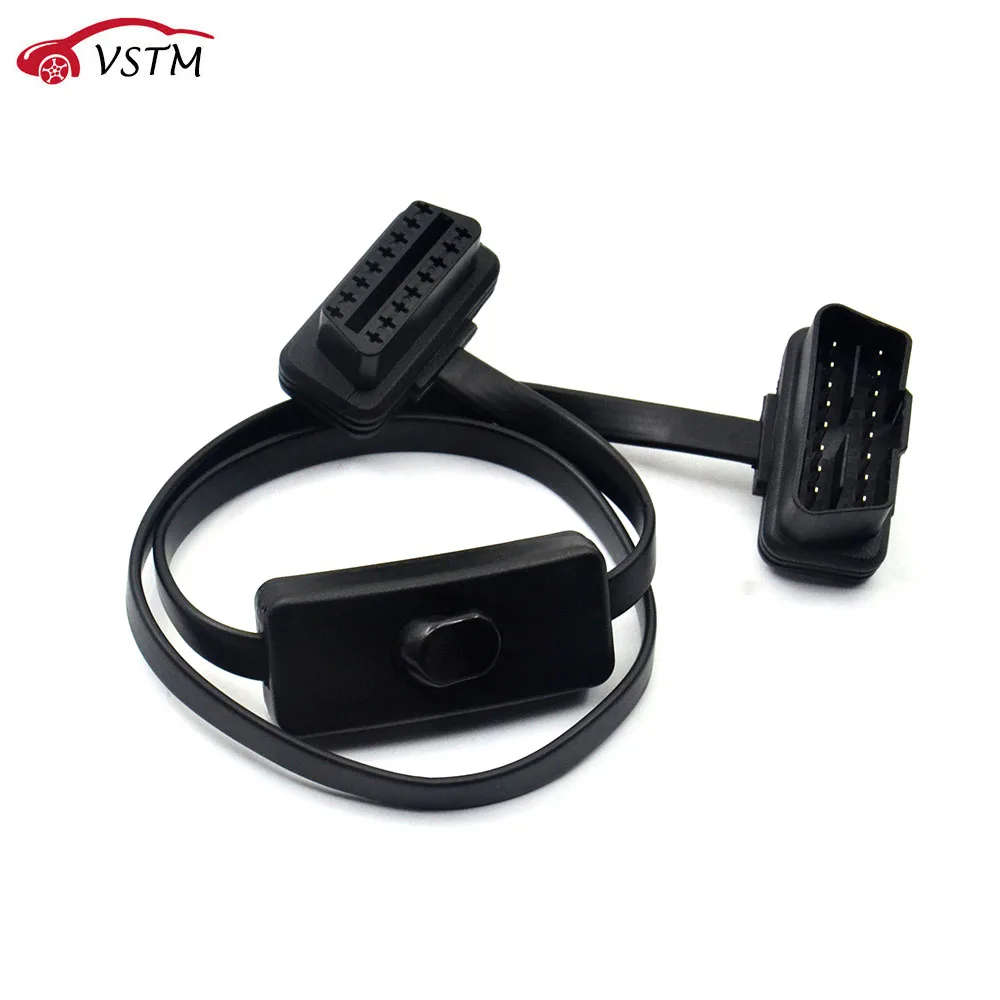 VSTM OBD 2 II сплиттер в 1 ультратонкий Удлинительный кабель для лапши с