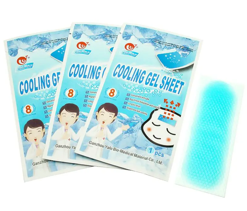 15pcs Medical Grade Hydrogel Multifunctional Forehead Cooling Patch of Fever Reducing Gel For Children&ampAdult |