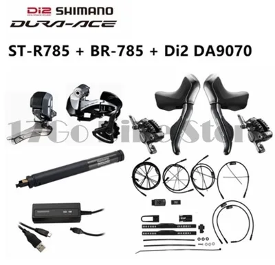Shimano Di2 DURA ACE 9070 Передние Задние переключатели + ST R785 BR гидравлический дисковый