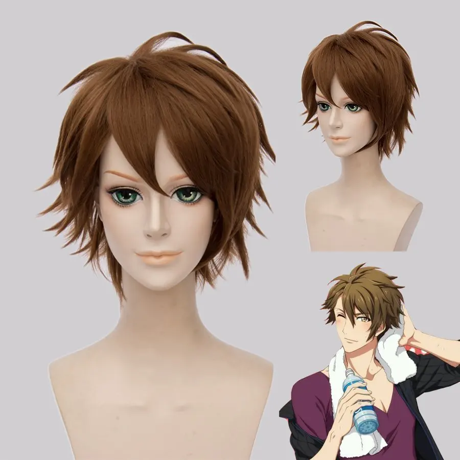 (Alice Wig 066) Термостойкий волокнистый парик из синтетических волос аниме IDOLiSH7 для