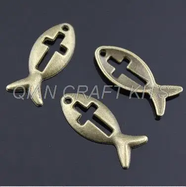 10 шт., бусины-подвески в античном стиле