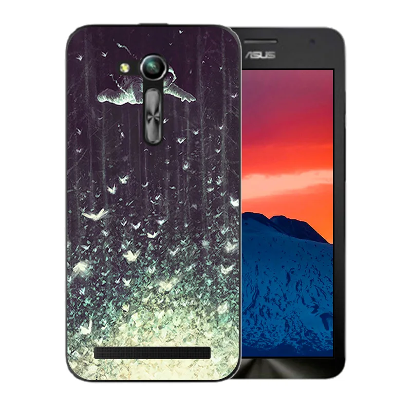 4 5 дюйма для Asus ZB450KL чехол телефона с рисунком космическая Луна Zenfone GO 2nd Gen ZB452KG