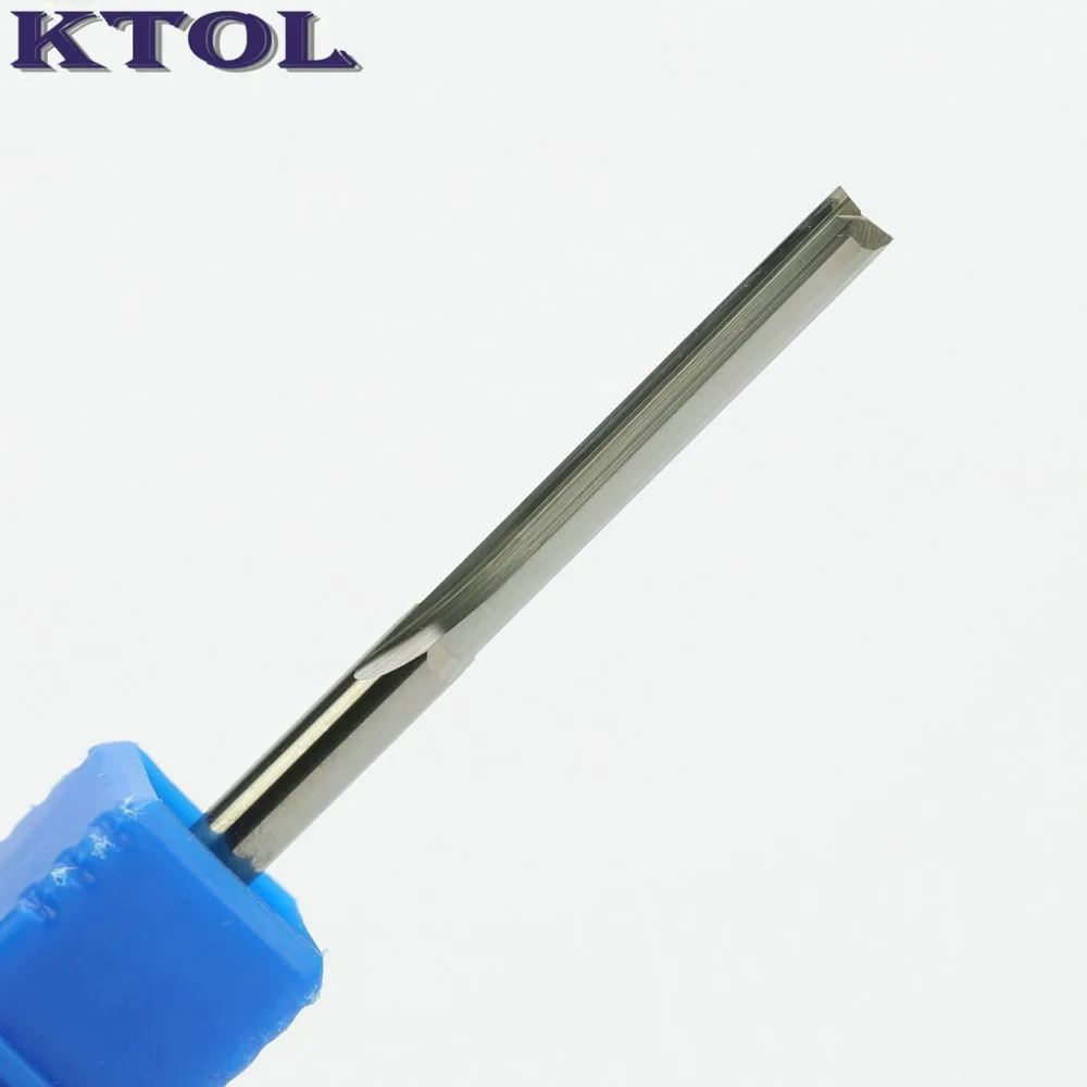 3.175X22mm чистая отделка 2 флейты прямой резак горячее предложение 10 шт. слот фрезы