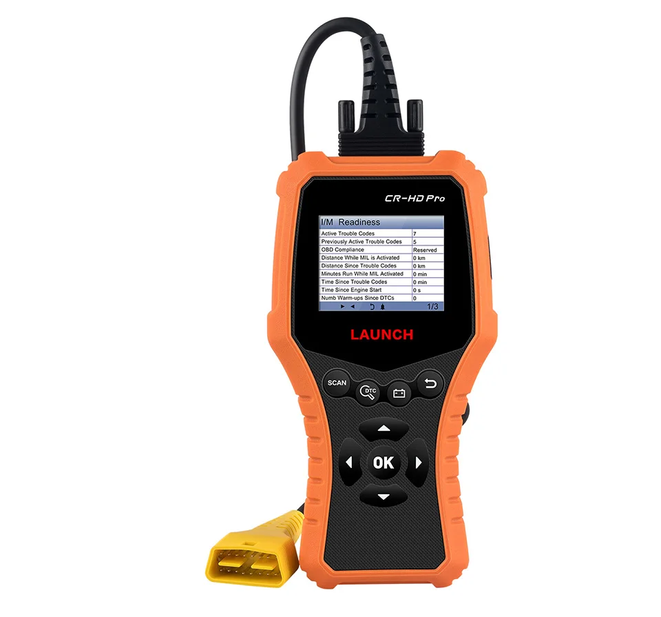 Стартовый автомобильный и грузовик obd2 сканер кодов CR-HD Pro Поддержка 12 В/24 В автомобильный пожизненный бесплатный обновление многоязычный диагностический инструмент