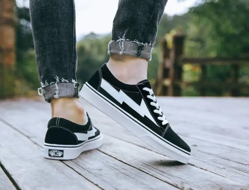 2019 new generation of men canvas shoes fashion outdoor casual red sneakers classic black travel flats | Обувь