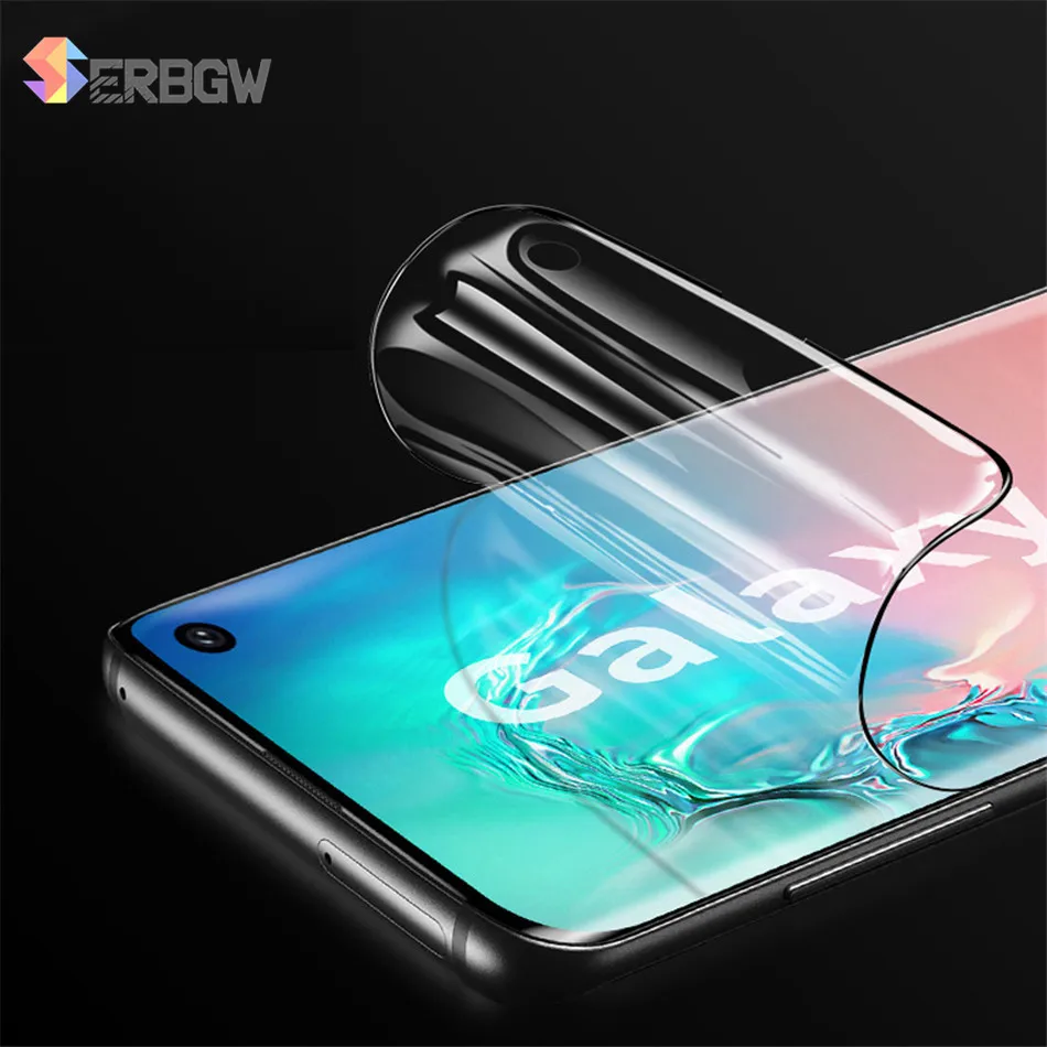 Защитная пленка для экрана 0,12 мм 9H для samsung Galaxy S10 S9 S8 PLUS S10E Note 9 8 A6 A8 PLUS, полностью покрывающая силиконовая пленка, наклейка из ТПУ