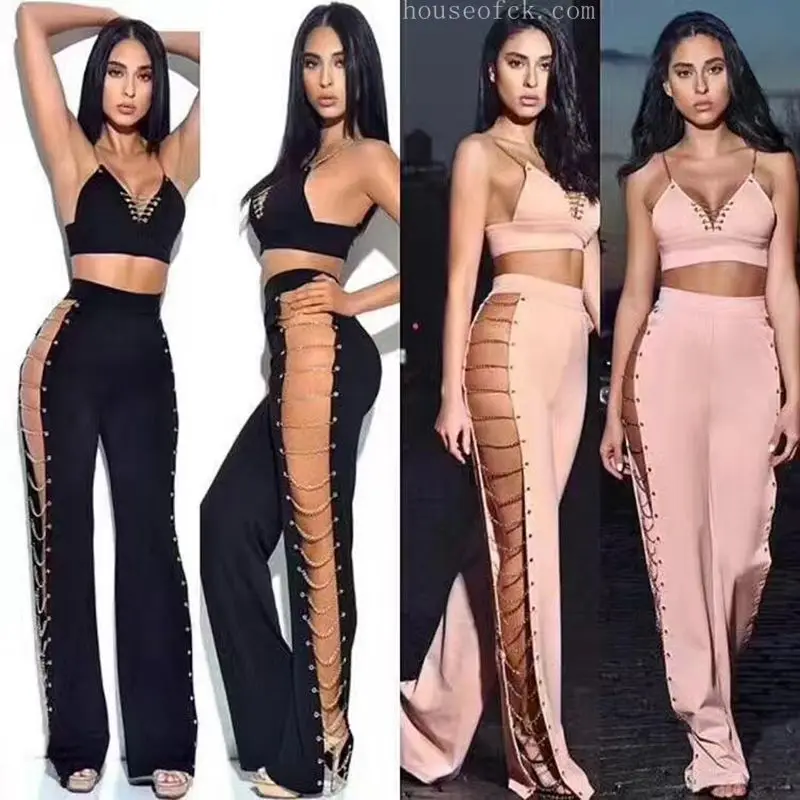 2017 наивысшего качества комплект из 2 предметов сексуальный топ с бретельками