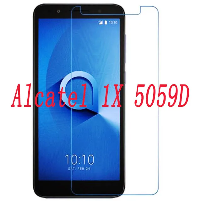 Закаленное стекло 9H 2.5D Премиум Защитная пленка для телефона 2 шт. Alcatel 1X 5059A 5059D 5059I