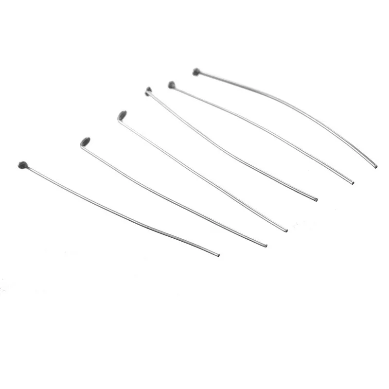 800pcs Head Pins Jewelry Finding Beads Needle for Making Findings Gold Silve Bronze 14/20/26/30/35/40mm | Украшения и аксессуары