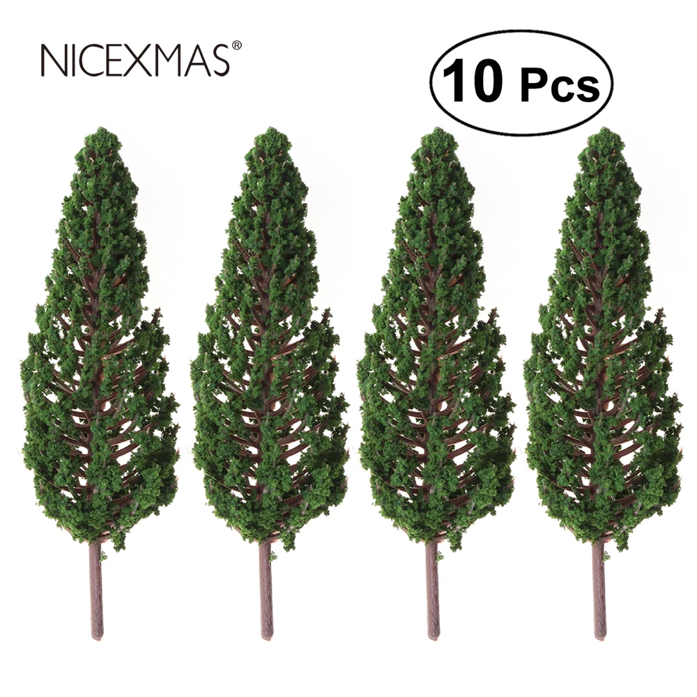 NICEXMAS 10 шт. Модель деревья симулятор Парк улица диорама расположение пейзажей