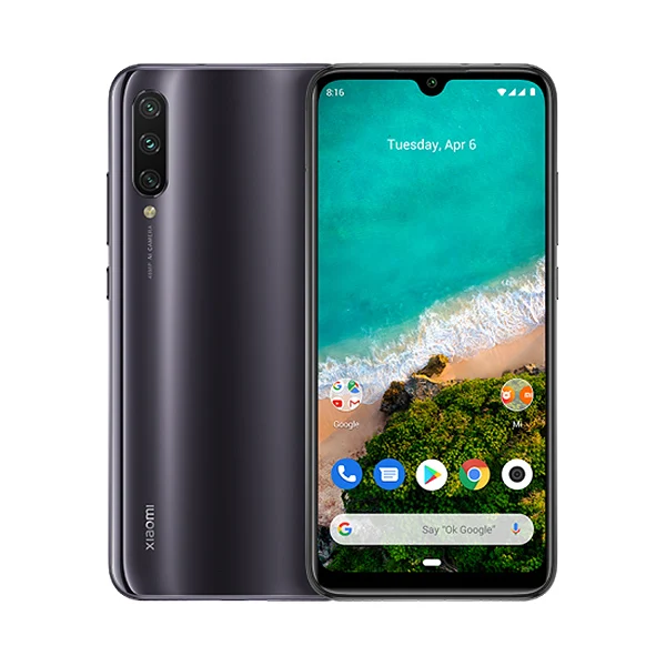 Глобальная версия Xiaomi Mi A3 4GB 128GB мобильный телефон Snapdragon 665 Octa Core 6,08" 48MP+ 32MP флагманская камера 4030mAh - Цвет: Grey