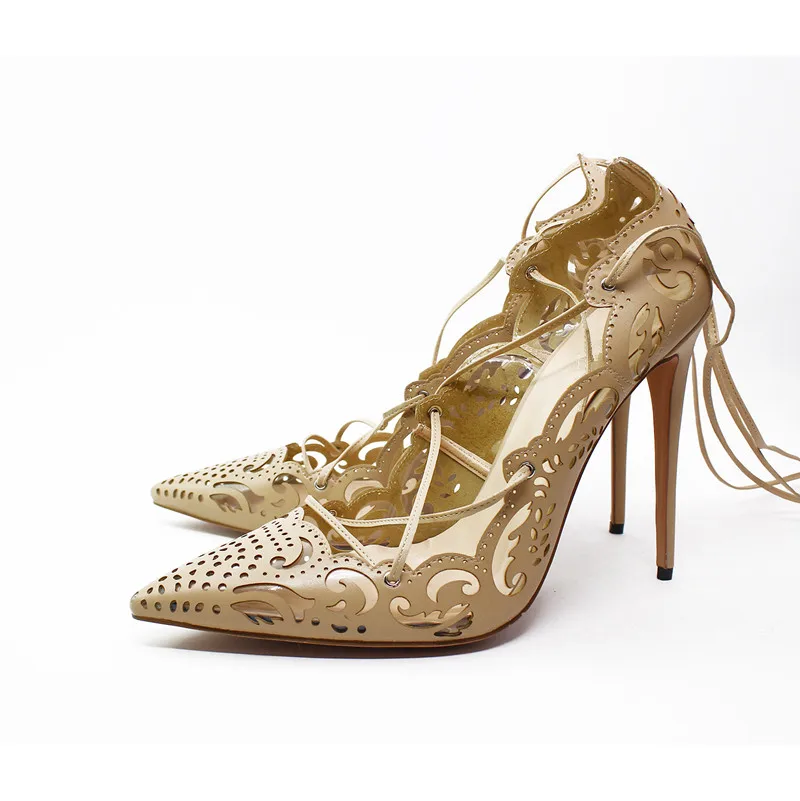 12CM Heel Height Одежда высшего качества обувь с ремешком на щиколотке Для женщин женские туфли-лодочки пикантные туфли с острым носком на высоком каблуке Женская обувь тонкий каблук открытые туфли на каблуке женская офисная обувь D007A - Цвет: 12CM Heel Height