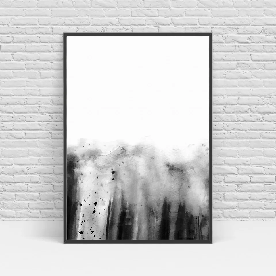Sailing Nordic wall art серый Абстрактная живопись простота холст картина настенные