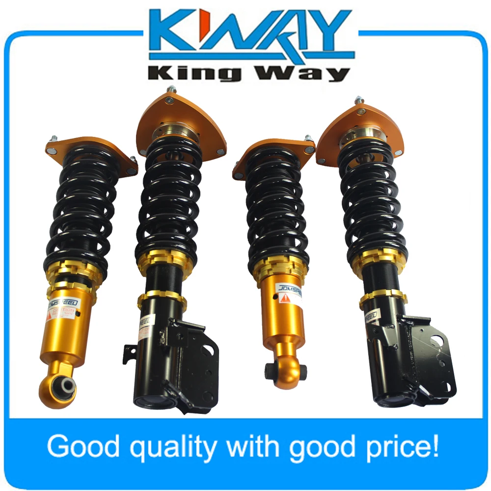 Абсолютно JDMSPEED золотой цвет полный Coilover амортизаторы подвески комплект подходит для Subaru Impreza 2008-2013