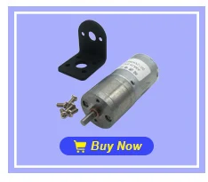 LUPULLEY 25GA370 DC мотор-редуктор постоянного тока 6 в, 12 В, 24 В постоянного тока переменной Скорость 65 мм колеса, кронштейн для установки мотора 12/16/26/35/60/130/280/620/1360 об/мин