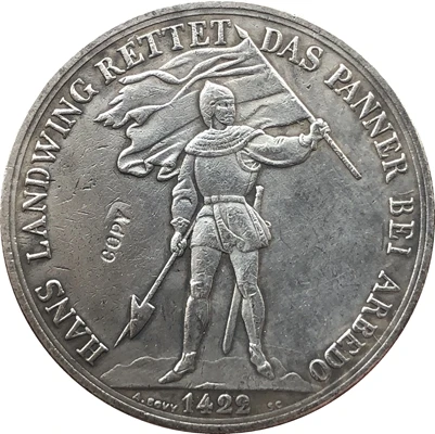 

Switzerland 5, фестиваль стрельбы 1869, копия монет