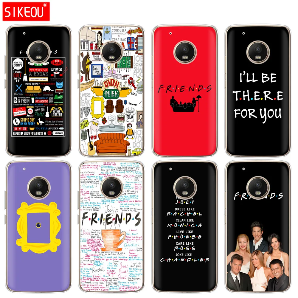 Силиконовый чехол для телефона Motorola Moto G6 G5 G5S Z2 Z3 PLAY PLUS X4 E4 E5 C Friends TV Show Sitcom|Бамперы| |