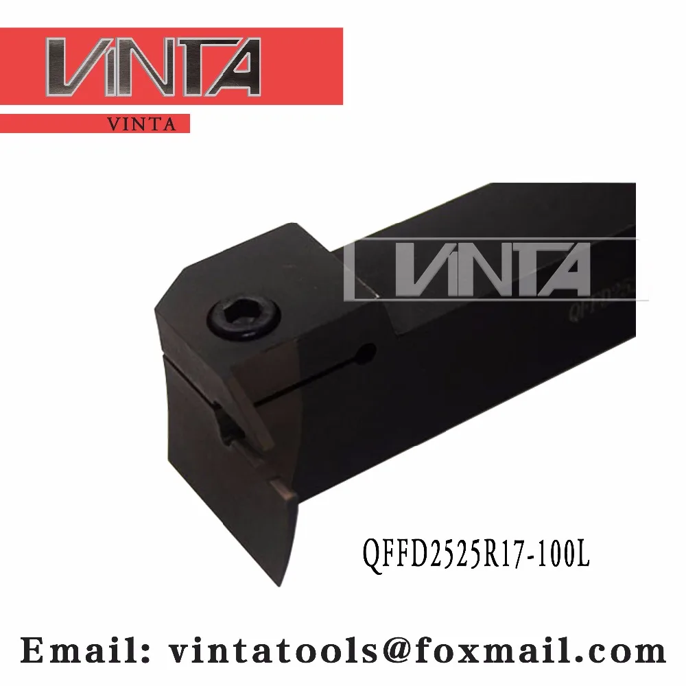 QFFD2525R17-100L ЧПУ режущие инструменты поверхностный держатель инструмента для канавок совпадающие вставки ZTFD0303-MG хорошее качество