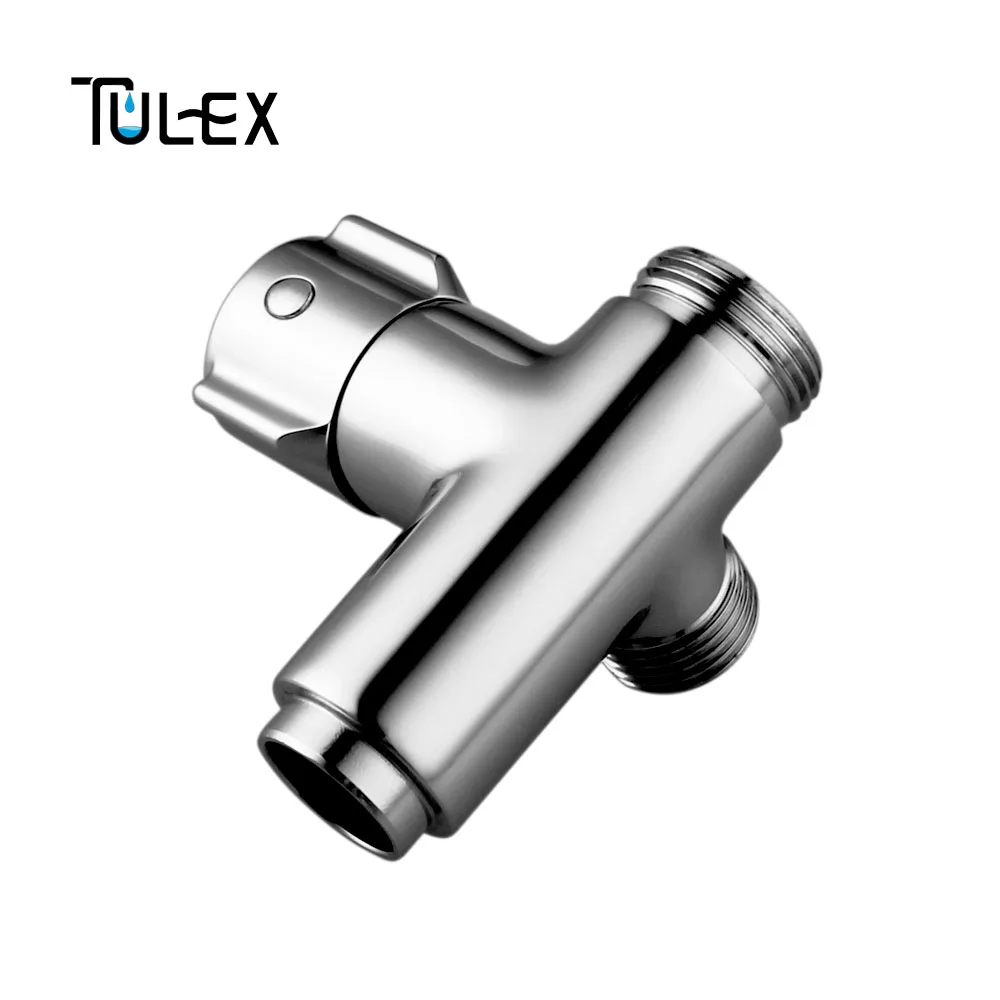 TULEX, аксессуары для душа, смеситель для душа, 3 варианта, душевой рычаг, переключатель, 3 функции, смеситель для душа, латунный корпус, хромированный