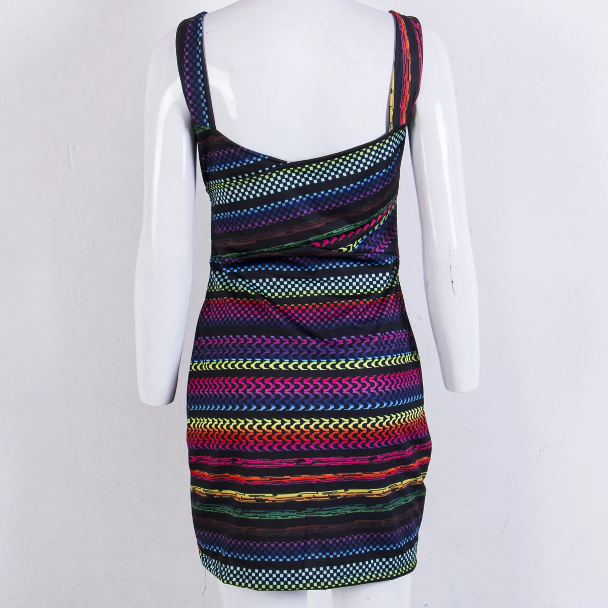 

Sexy Women Summer Sleeveless Dress Bandage Bodycon Slim Evening Party Clubwear Mini Dress New Fashion Women Clothes