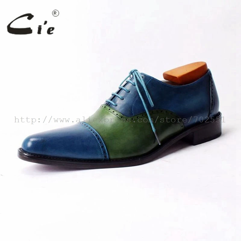 cie pointed captoe bespoke mens leather shoe custom handmade calf outsole breathable dress casual oxford OX316 | Обувь